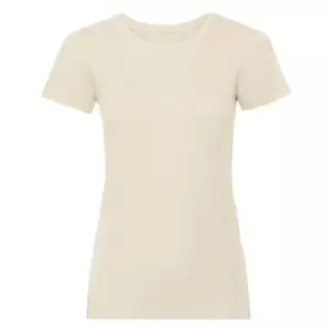 Image of Russell Womens/Ladies Organic Short-Sleeved T-Shirt (XXL) (Natural)