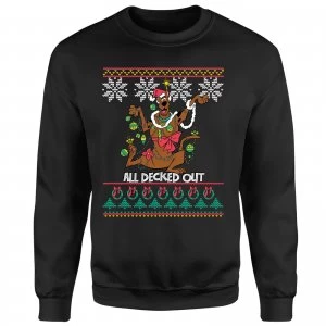 Image of Scooby Doo All Decked Out Sweatshirt - Black - XXL