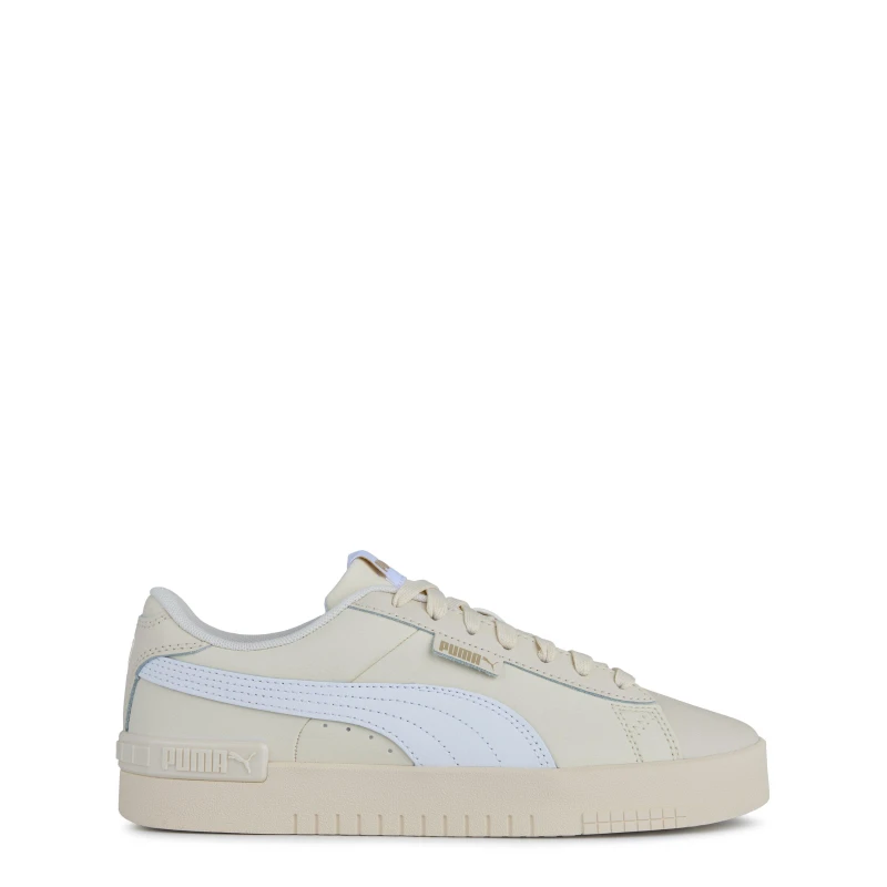 Image of Puma Jada Junior Girls Trainers - Beige Beige 3