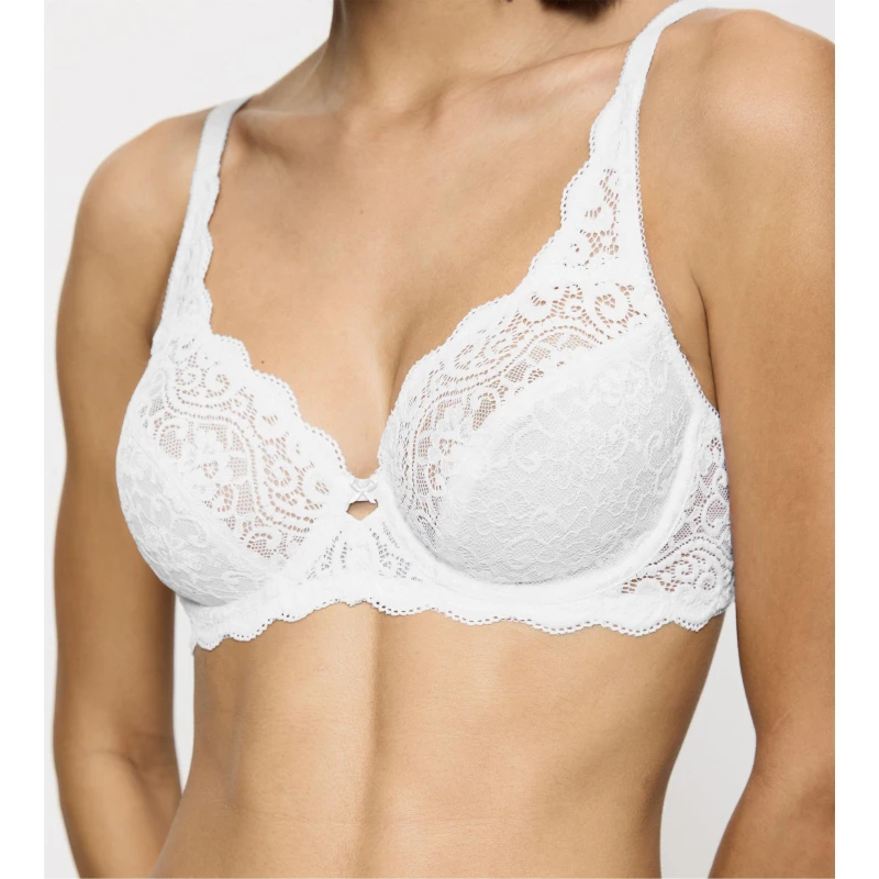 Image of Triumph Amourette Full Cup Bra White Women 32B;34B;36B;40B;34C;36C;38C;40C;32D;34D;36D;38D;40D;34DD;36DD;38DD