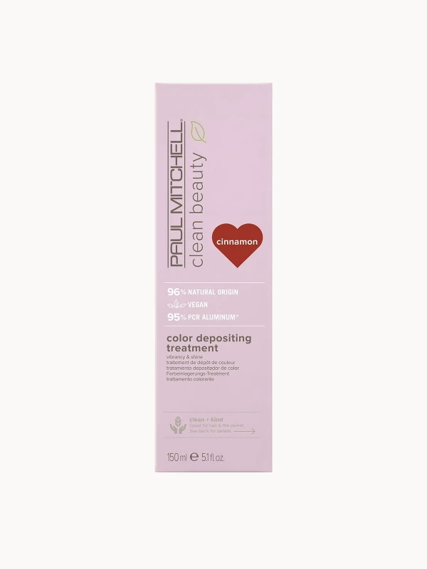 Image of Paul Mitchell Clean Beauty Color Depositing Treatment Cinnamon 150ml