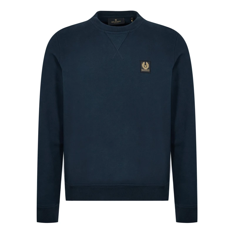 Image of Belstaff Logo Sweatshirt Dark Ink male M