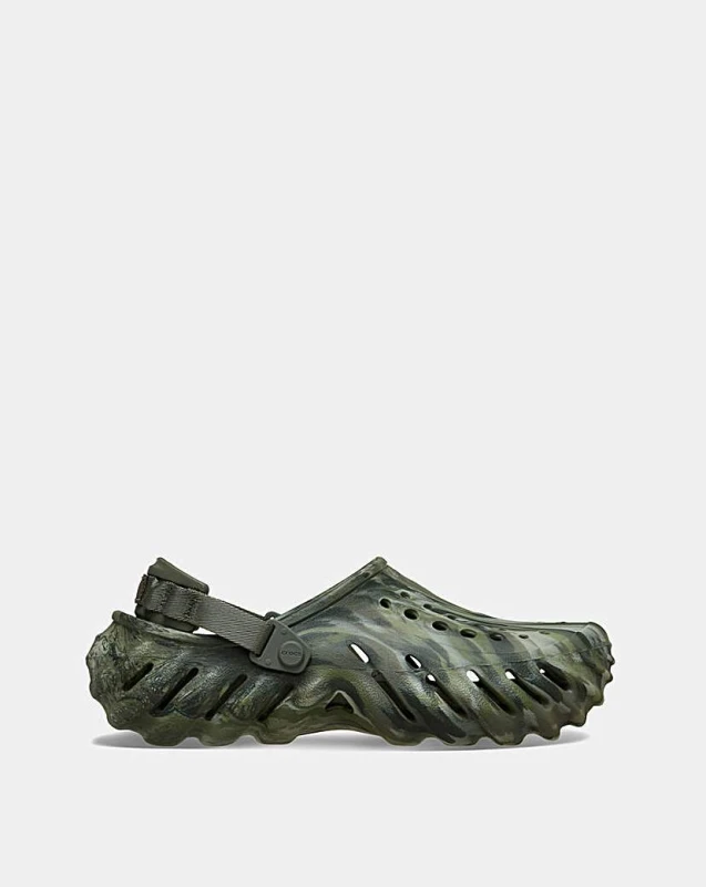 Image of Crocs Crocs Echo Marbled Clog Dusty Olive - Crocs - Size: 8 Dusty Olive Male 8 CA23502