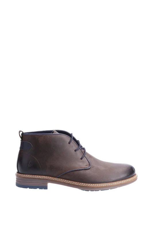 Image of Hush Puppies Mens Jonas Lace Up Chukka Ankle Boots - UK 8 Brown male ES3514BRO8