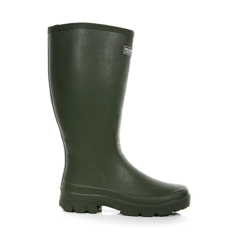 Image of Regatta Mens Mumford II Tall Durable Weather Protect Wellington Boots UK Size 7 (EU 41) Deep Green RMF596-7SM-7