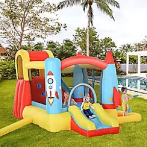 Image of TRAMPOLINE SLIDE POOL