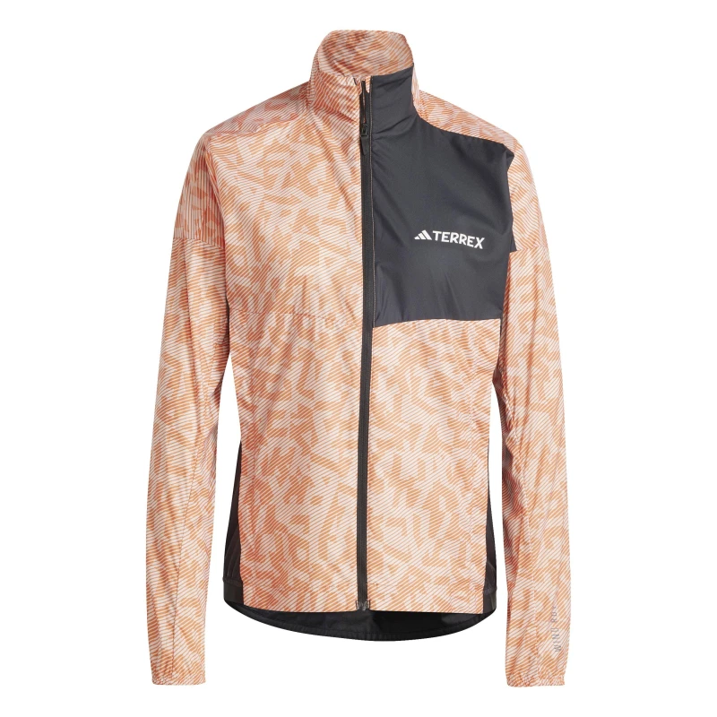 Image of adidas Trail Wind Performance Running Jacket White female 14 (L)