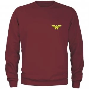 Image of DC Wonder Woman Unisex Sweatshirt - Burgundy - XL