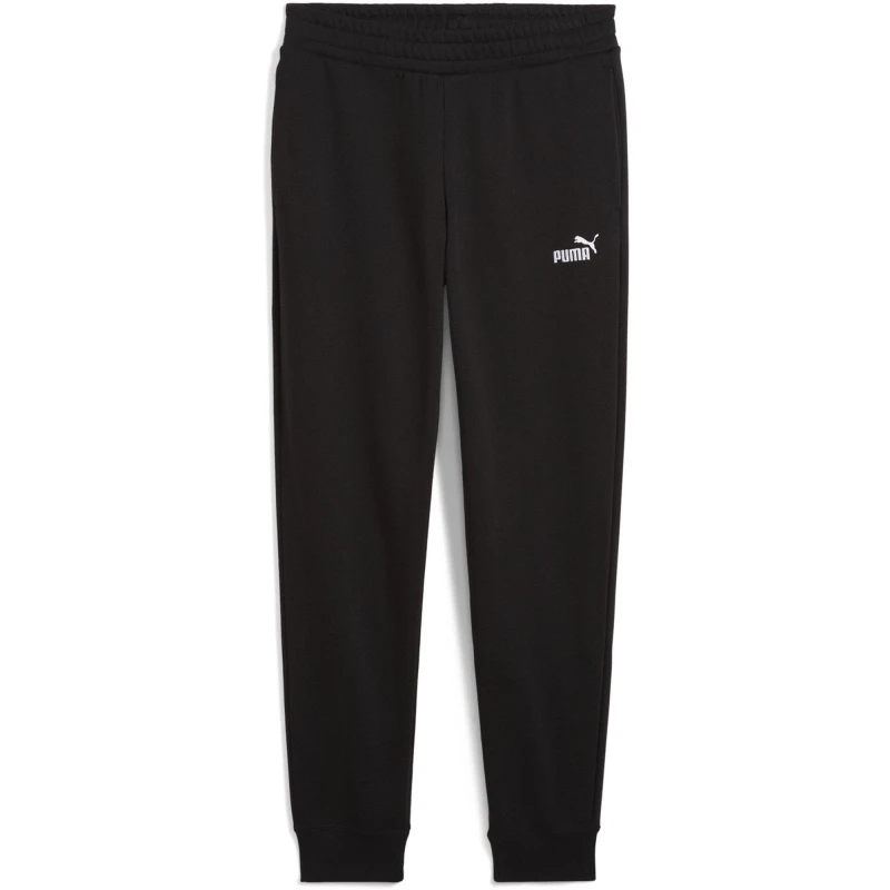 Image of Puma Essentials Logo Slim Trousers Womens - Black 16