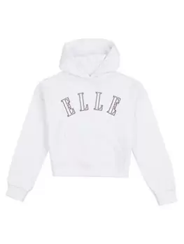 Image of Elle Girls Oversize Hoodie - White, Size Age: 15-16 Years, Women