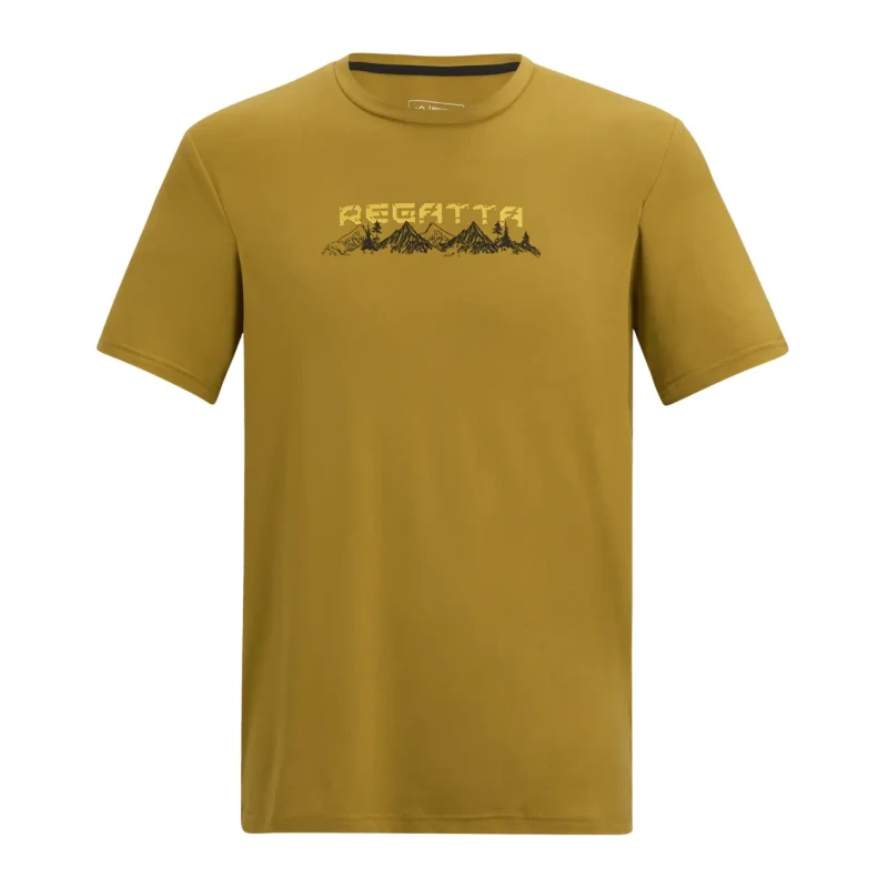 Image of Stretch T-Shirt Regatta Fingal Marron Male M
