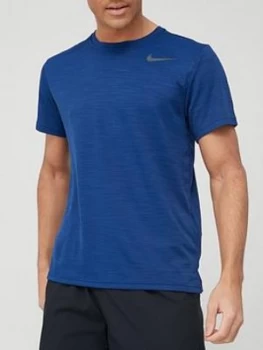 Image of Nike Training Superset T-Shirt, Blue, Size XL, Men