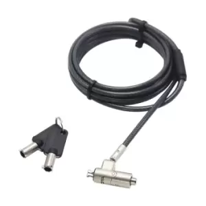 Image of Dicota D31886 cable lock Black, Silver 2 m