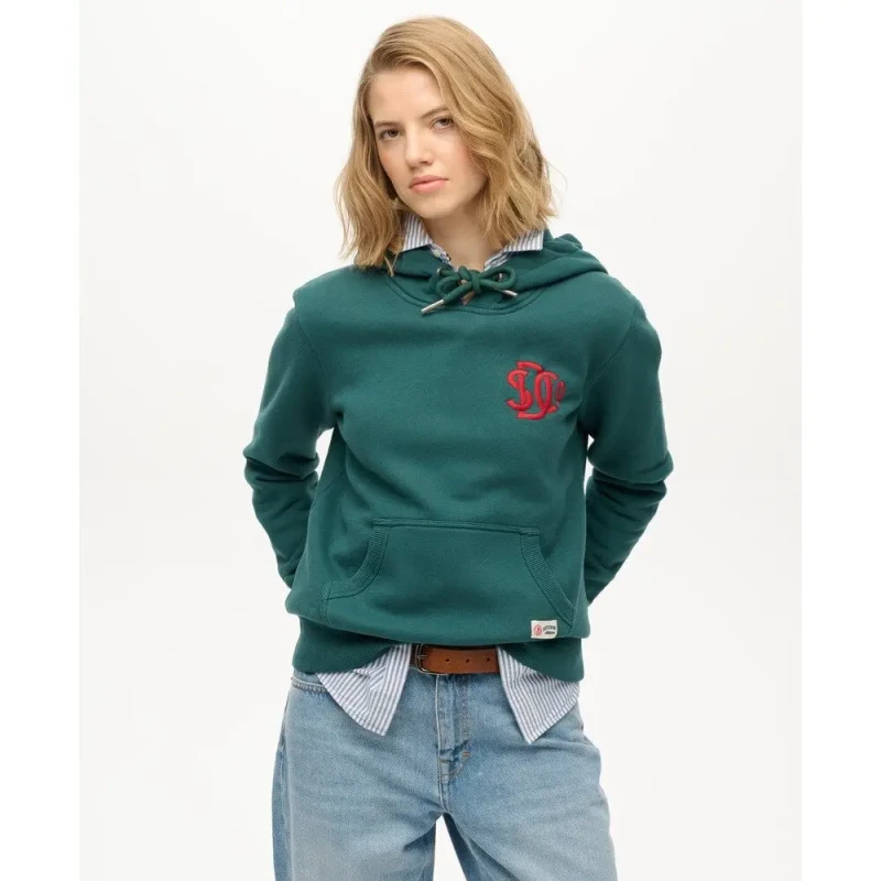 Image of Superdry Womens hooded sweatshirt Superdry Sd&co Neon Vert Female L