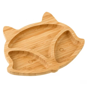 Image of Bamboo Baby Suction Plate M&W Fox