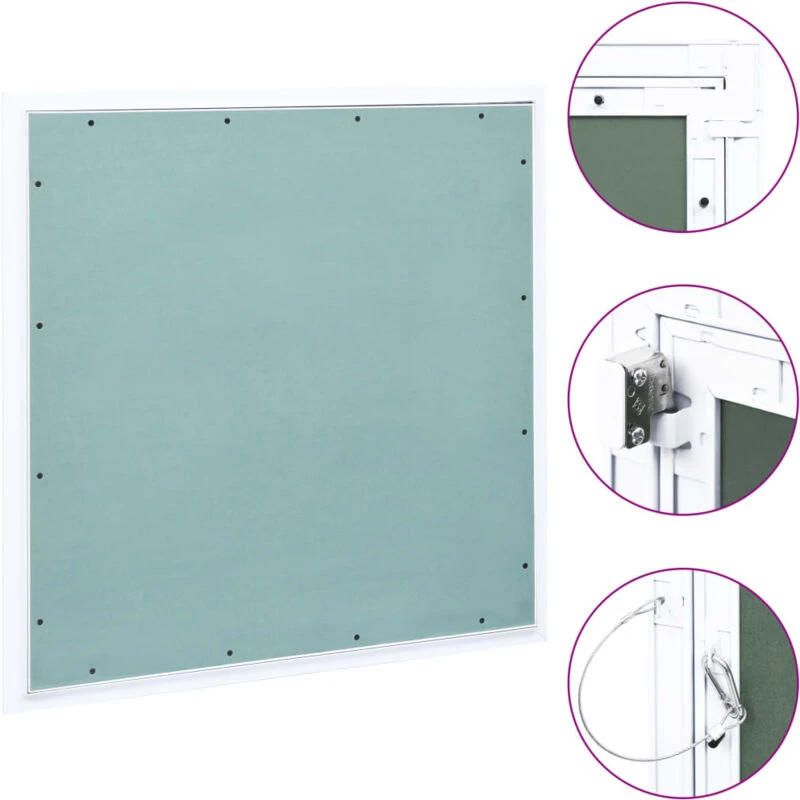 Image of VIDAXL Access Panel with Aluminium Frame and Plasterboard 500x500 mm Vidaxl 8719883872155