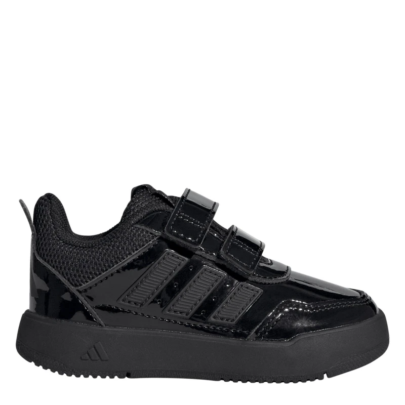 Image of adidas Tensaur Hook and Loop Shoes Infant Girls Black Patent female C6 (23)