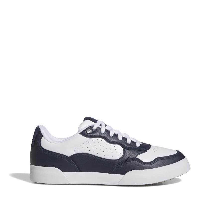Image of adidas Retrocross 25 Spikeless Golf Shoes Mens Wht/Nvy male 10 (44.7)