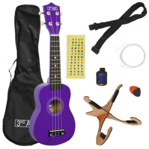 Image of 3rd Avenue Ukulele Bundle, Purple
