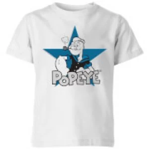 Image of Popeye Popeye Kids T-Shirt - White - 9-10 Years