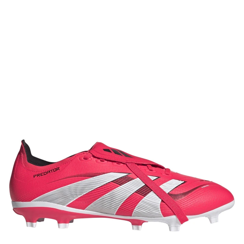 Image of adidas Unisex Kids Pred Large Firm Ground Football Boots Lucid Red/Ftwr unisex 5 (38)