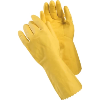 Image of Tegera 8150 Yellow Latex Gloves - Size 9