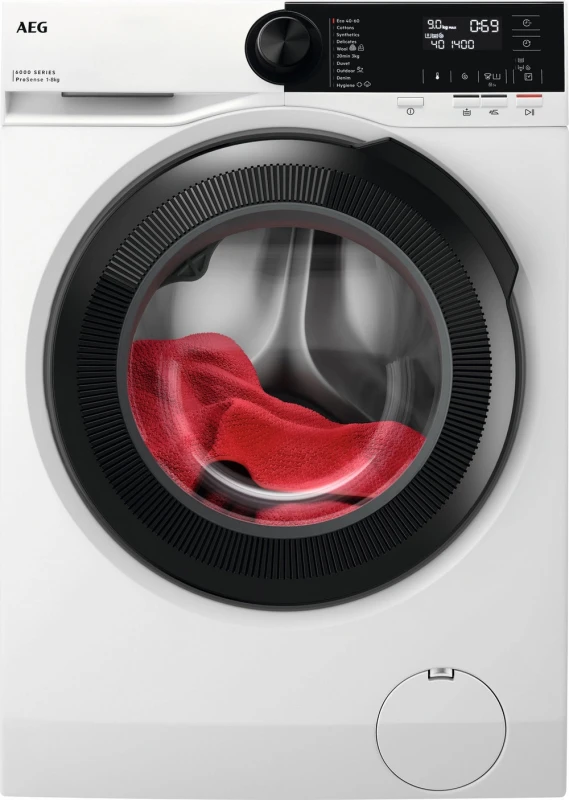 Image of AEG LFR62844B 8kg 1400 Spin Freestanding Washing Machine White