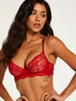 Image of Hunkemoller Isabelle Underwired Bra, Red, Size 34B, Women