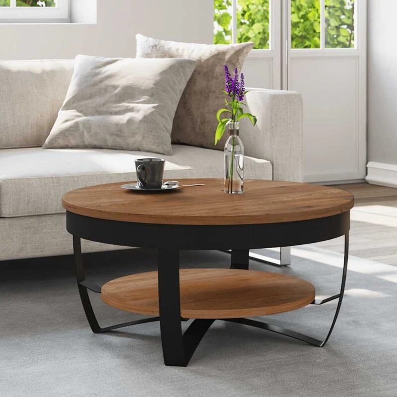Image of VIDAXL Coffee Table 65x65x32cm Solid Acacia Wood Vidaxl 8719883998862