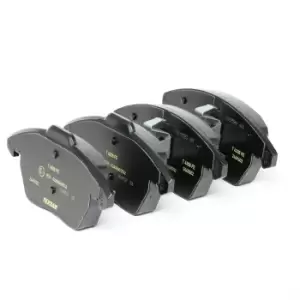 Image of TEXTAR Brake pad set VW,AUDI,SKODA 2469602 3C0698151A,3C0698151C,3C0698151D 3C0698151J,8J0698151C,3C0698151A,3C0698151C,3C0698151D,3C0698151J