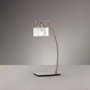 Image of Zen Table Lamp 1 Bulb G9, satin nickel