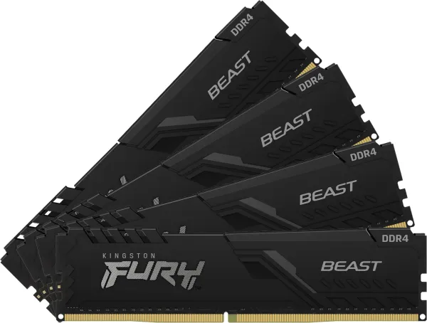 Image of Kingston FURY Beast 64GB (4x16GB) 3200MHz DDR4 Memory Kit