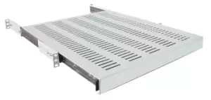 Image of Intellinet 19" Sliding Shelf, 1U, 800 to 1000mm Depth, shelf depth...