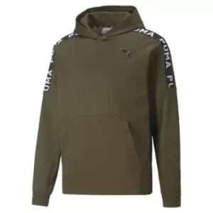 Image of Puma Fit PWR Fleece Hoodie Mens - Green