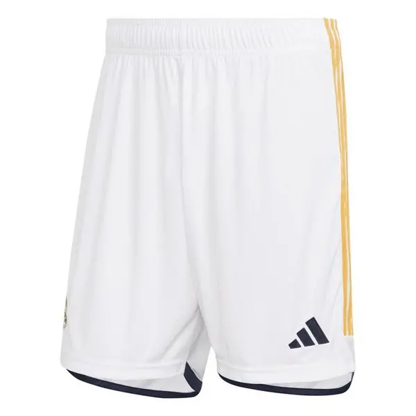 Image of adidas Real Madrid Home Shorts 2023 2024 Adults Domestic Replica Shorts 2XL White 37645301510