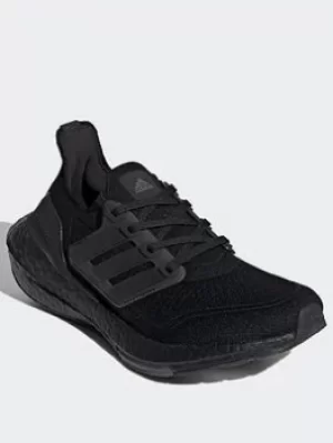 Image of adidas Ultraboost 21 Shoes, Black, Size 5.5