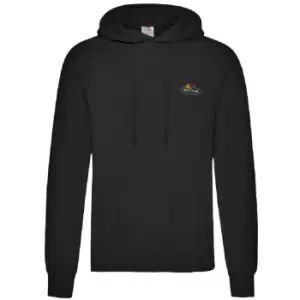 Image of Fruit of the Loom Mens Vintage Logo Hoodie (XXL) (Black)