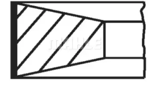 Image of Piston Ring kit 08169N0 by MAHLE Original