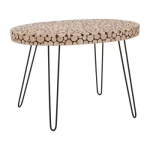 Image of Interiors By Ph Wood Disc Oval Table