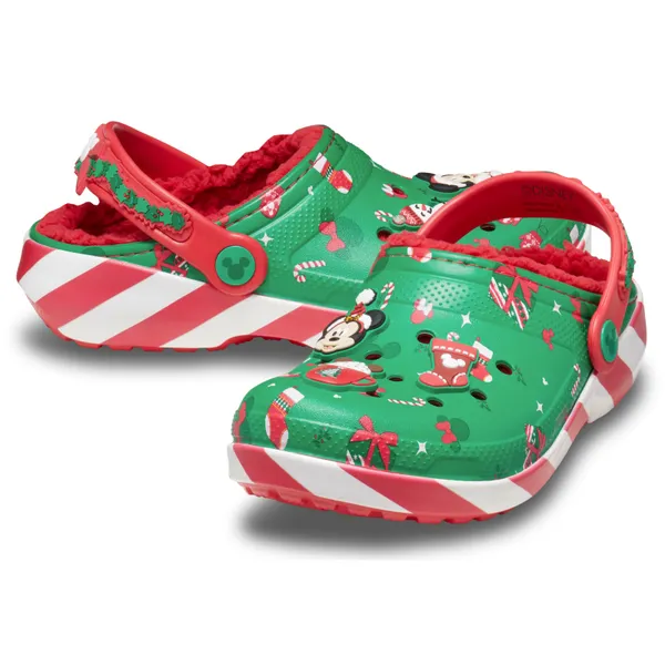 Image of Crocs Kids Mickey Mouse Holiday Lined Clogs Multi J2