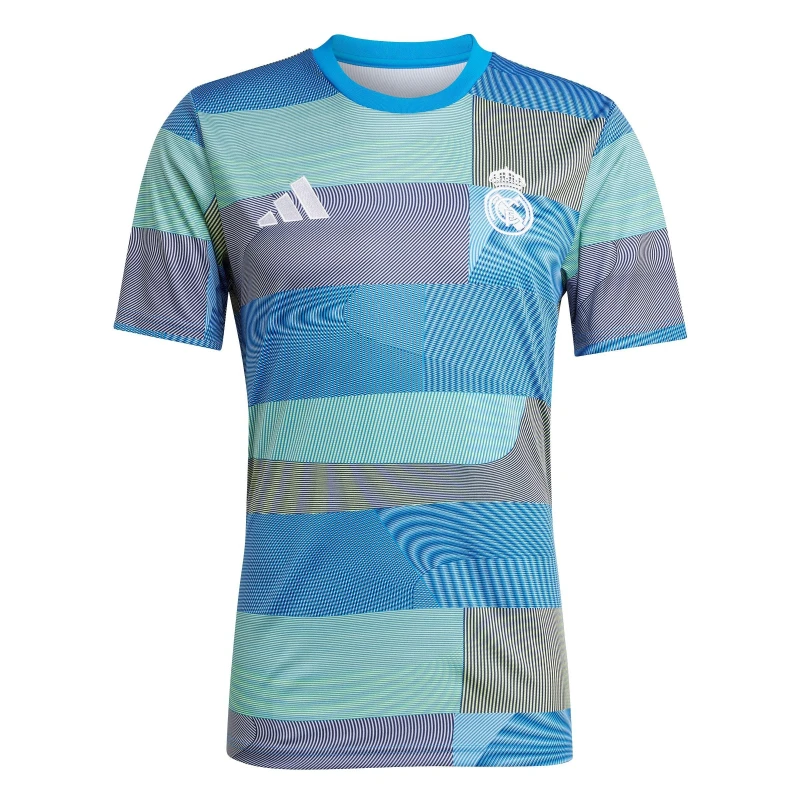 Image of adidas Real Madrid Pre Match Shirt 2025 2026 Adults Blue male S