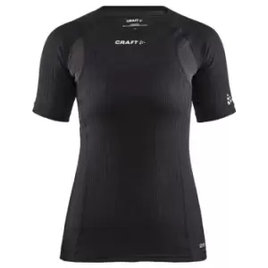 Image of Craft Womens/Ladies Extreme X Round Neck Active T-Shirt (XXL) (Black)