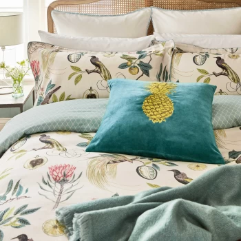 Image of Sanderson Paradesia Single Duvet Cover, Orchid & Grey