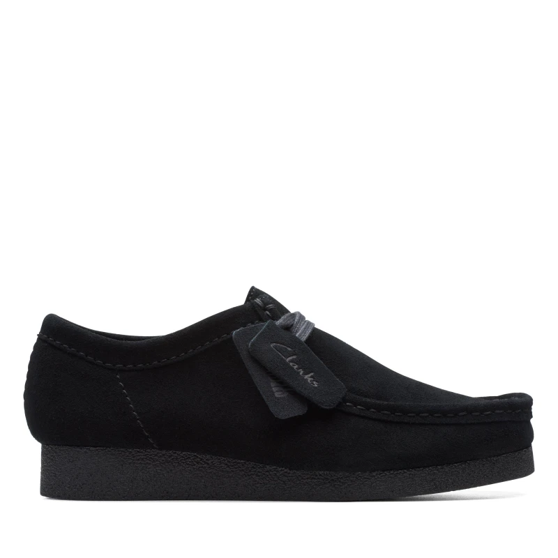 Image of Clarks wallabee evo shoes in Black UK 9 (EU 43)