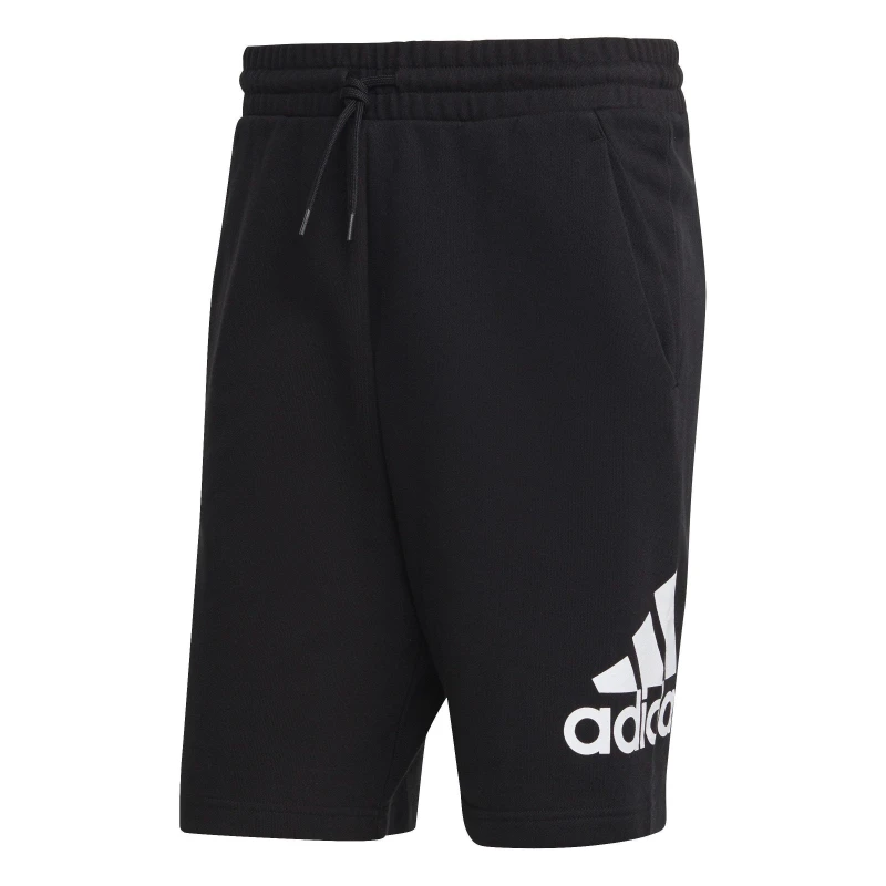 Image of adidas Big Logo French Terry Shorts Mens - Black S