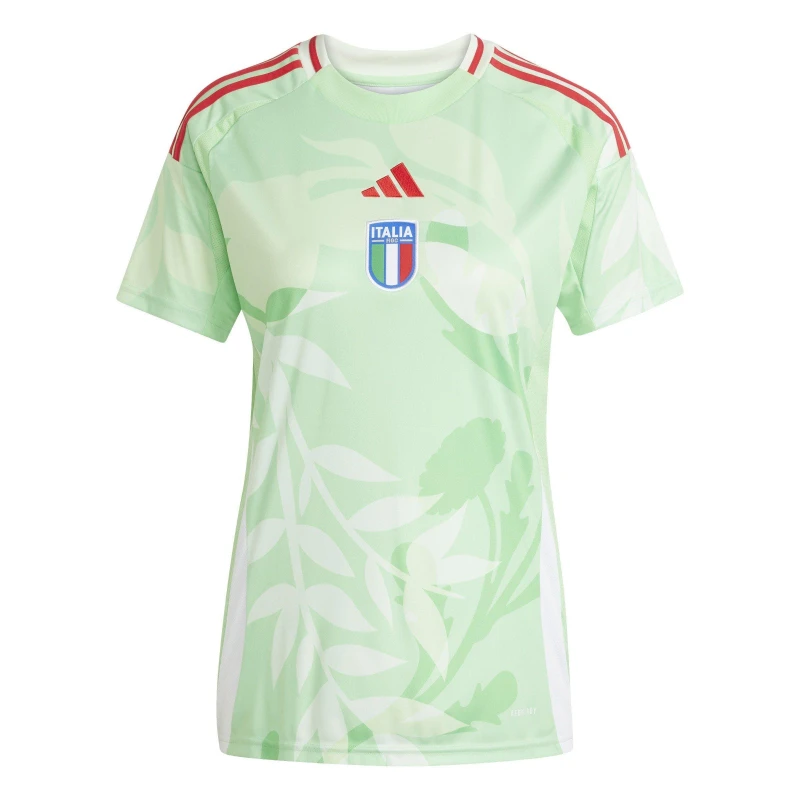 Image of adidas Italy Away Shirt 2025 Womens Glory Mint female 8 (XS)