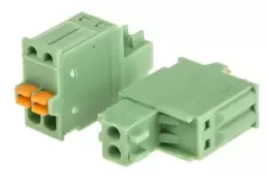 Image of Phoenix Contact Fk-Mc 0,5/ 2-St-2,5 Terminal Block, Pluggable, 2Pos, 20Awg