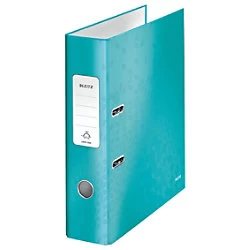 Image of 180 WOW Laminated Lever Arch File A4 80MM Ice Blue - Outer Carton of 5