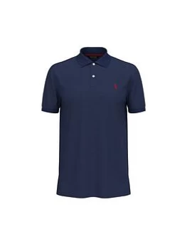 Image of Ralph Lauren Golf Short Sleeve Stretch Mesh Polo - Navy Size XL Men