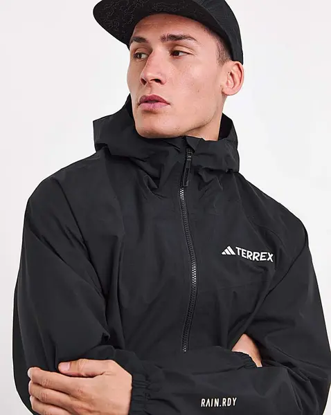 Image of Adidas adidas Terrex Rain Jacket Black Male XL44/48 AT92004